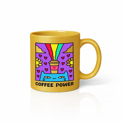Nevolis® | Koffiemok 330ml met Uniek Design | Ontwerp Jouw Eigen Mok | Handgemaakt Cadeau voor Koffieliefhebbers | Gepersonaliseerd op Aanvraag | Enkel of Grote Bestelling