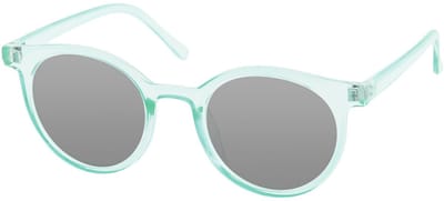 Vista Bonita CLASSIC – Zonneleesbril UV400 – Sterkte +0.50 – Kleur Lagoon – Groot model – Eyecatcher – Ronde pasvorm – Flexveren - Inclusief bijpassende etui en doekje