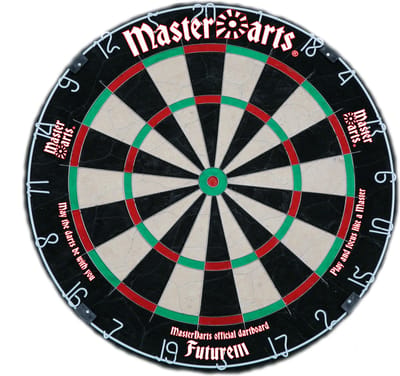 Masterdarts Future III Dartbord - 45 cm Sisal Dartbord