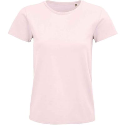 SOLS Dames/Dames Pioneer Organic T-shirt (Lichtroze)