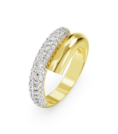 Swarovski 'Dextera' Dames Gouden Geplateerde Metaalring - Goud 5668813