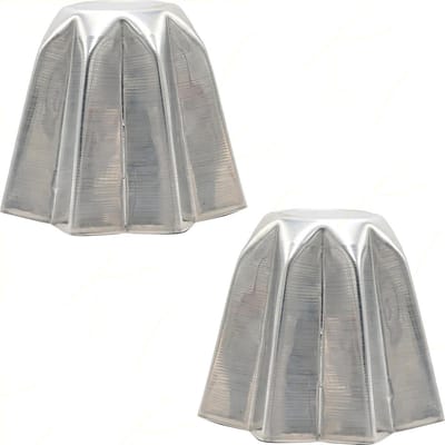 Set van 2 Aluminium Vormen voor Pandoro Gebak