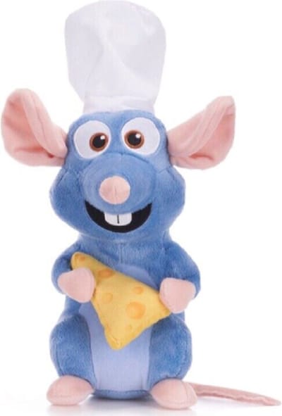 Ratatouille Remy met Kaas Disney Pluche Knuffel 32 cm