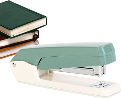Nietmachine Bureau - Document Binder - Papier Binden - Robuuste Metalen Structuur - 50 Vellen Capaciteit - Groen