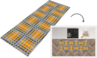 Keukenloper - Loper keuken - Kubus - Patronen - 3D - 150x50 cm - Keukenloper vinyl