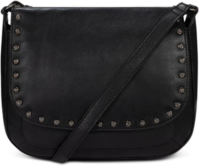 Bag2Bag Leren Schoudertas met flap Vardo Black