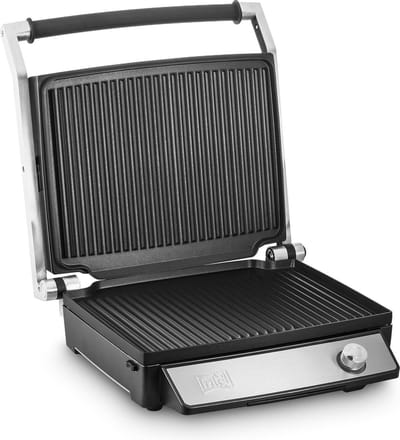 FRITEL Grill GR 3495 Grilltastic® - XL Powergrill & BBQ - Elektrische Contactgrill 34x27 cm - 2400W - Uitneembare Platen - 180° Openklapbaar - Verticale Opberging