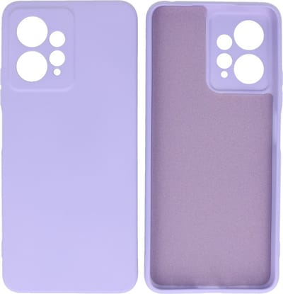 Fashion Backcover Telefoonhoesje - Color Hoesje - Geschikt voor de Xiaomi Redmi Note 12 4G - Paars