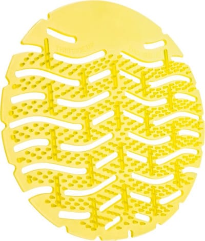 Hyscon | Urinoirmat | Lemon Geel | Met antispat haartjes | 10 stuks