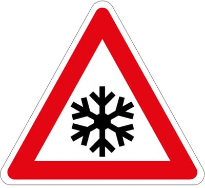 Sneeuw sticker - J36 | 10 cm