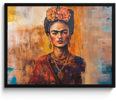 Poster in lijst - Fotolijst 70x50 cm - Posters - Portret - Sieraden - Schilderachtig - Posterlijst zwart - Decoratie - Wanddecoratie woonkamer - Muurdecoratie slaapkamer