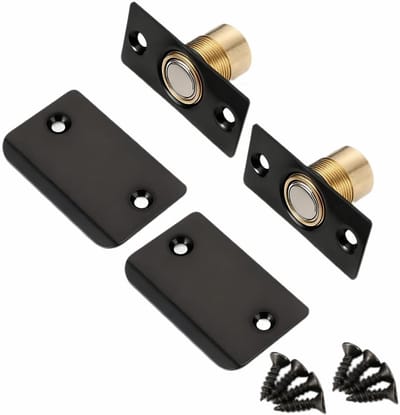 Magnetische Deurstoppers - Deurhouders - Deuren Open Houden - Sterke Magneet - 2 stuks - Zwart