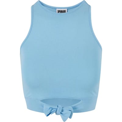Urban Classics - Cropped Knot Crop top - XS - Blauw