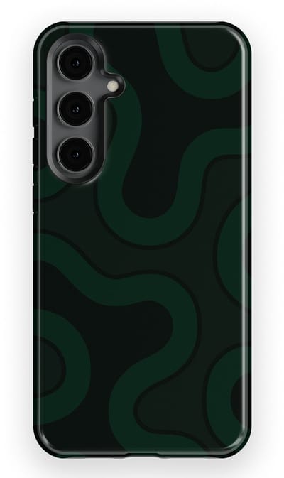 DripCase Motion Flow Tough Hoesje Samsung Galaxy S24 Plus | Backcover met Mag | Trendy Design | Valbescherming | Dark Drift