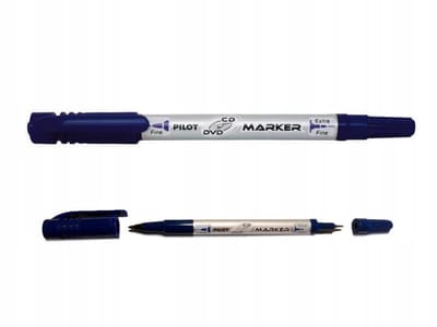Pilot Twin Marker Permanent Dubbelzijdig Blauw F/EF