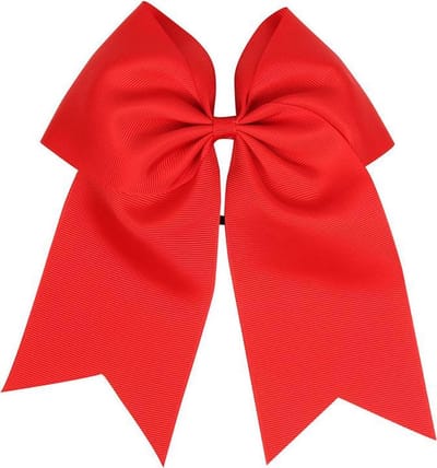 Mooie Grote Haar Strik Ribbon - Haarelastiek - Rood - Haarelastiek - Groot