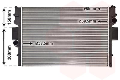 Van Wezel - RADIATOR VOOR IVECO DAILY 1999-2005 504045489
