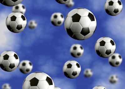 Football Soccer Photo Wallcovering
