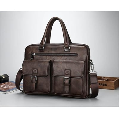 Heren Grote Tas Éénschouder Handtas Casual Mode Zakelijke Tas Aktetas 15 inch
