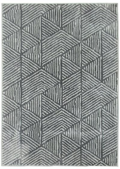 Teppich - 150x80 cm - Modern Stijl - Wasbaar - Flächenteppich - Donkergrijs