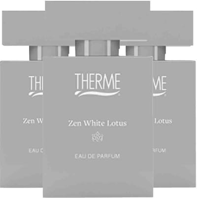 THERME Zen White Lotus Eau de Parfum - 3 x 30 ml - Voordeelverpakking