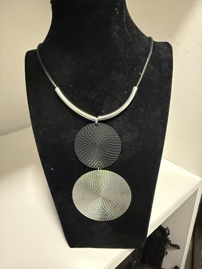 Vintage schijven ketting | | Make up | Parfum | Moederdag | Verjaardagscadeau| Cadeautje| Valentijnsdag| Kado | sieraden | vaderdag | oorbellen | oorsieraden