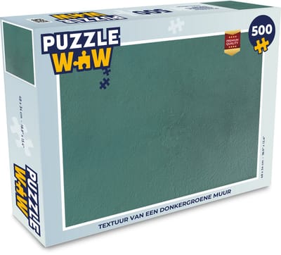 Puzzel Groen - Verf - Muur - Legpuzzel - Puzzel 500 stukjes