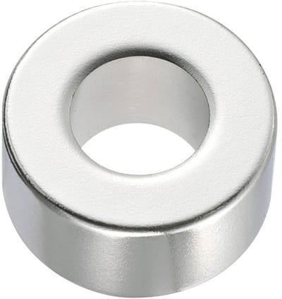 TRU COMPONENTS 506013 Permanente magneet Ring (Ø x h) 20 mm x 5 mm N45 1.33 - 1.37 T Grenstemperatuur (max.): 80 °C