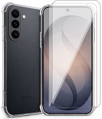 Hoesje geschikt voor Samsung Galaxy S26 - 2x Screenprotector Glas - Shockproof Transparant