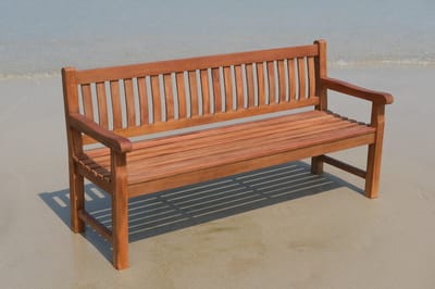 Rockwood® Tuinbank Massief Luxe Hardhout/Parkbank Mahonie 2.00m Montage op locatie. Extra gemak en vakkundige service