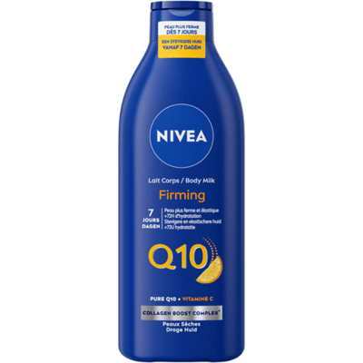 NIVEA Q10 plus Verstevigende Body Milk - Met Vitamine C - Body Melk met 48 Uur Hydratatie - Voor Droge Huid - 400 ml