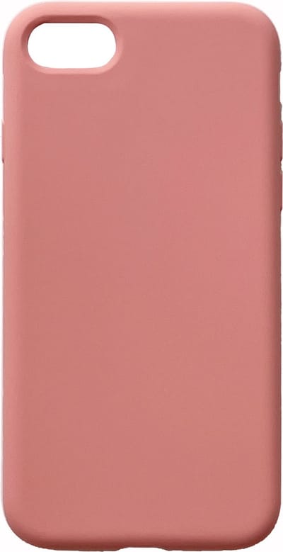 Casemania Hoesje Geschikt voor Apple iPhone X/XS - Zalm Roze - Liquid Siliconen Back Cover