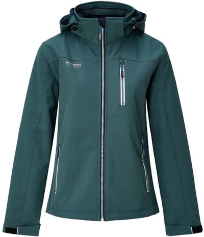 Nordberg Nikol Dames Softshell Ls06701-lg - Kleur Groen - Maat XL