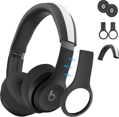 Siliconen Hoes - Hoofdtelefoon Accessoires - Bescherming Oordopjes - 3-in-1 Ontwerp - 22.6 cm Pakket - Zwart