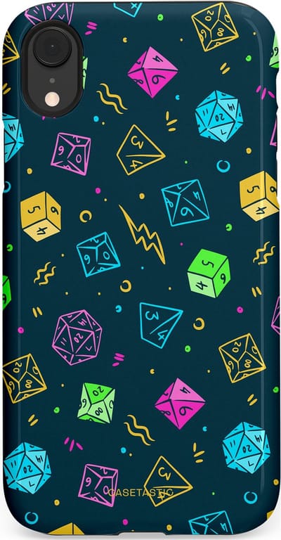 Casetastic Hoesje Geschikt voor Apple iPhone Xr - Stijlvolle Beschermende Duo-layer Case - Avontuursteen