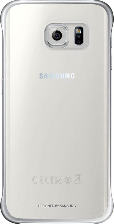 Samsung Clear Cover voor Samsung Galaxy S6 edge - Zilver