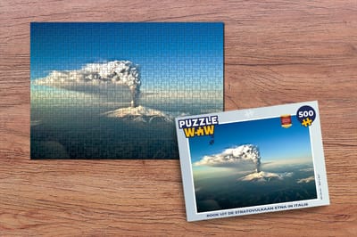 Puzzel Rook uit de stratovulkaan Etna in Italië - Legpuzzel - Puzzel 500 stukjes