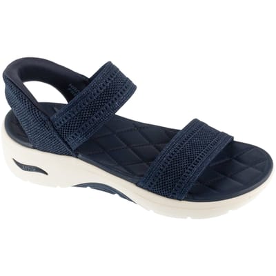 Skechers Slip-Ins: GO Walk Arch Fit 2.0 Sandal - Kennedy, Vrouwen, Marineblauw, Sandalen, maat: 36
