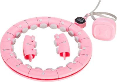 Gymtek® Verstelbare Hoelahoep met Gewicht en Teller - Fitness Hula Hoop - Verstelbare Diameter - Gewichtsverlies, Buikslanking