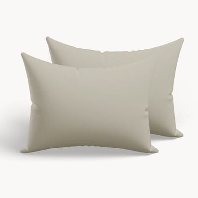 HappyBed Kussenslopen Taupe 80x80 cm - Kussensloop set 2 stuks - 100% Microvezel - Ultieme slaapcomfort