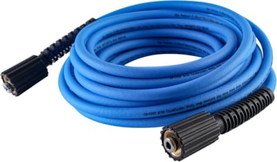 Hogedrukreiniger Slang - Knikvrije Slang - Krachtig Reinigen - Universele M22 Koppeling - 105 Meter - Blauw
