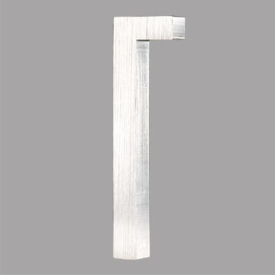 Huisnummer 6 inch - Adrescijfer Deurnummer - Huis Herkenbaar Maken - Zwevend Effect - 6 inch - Zilver
