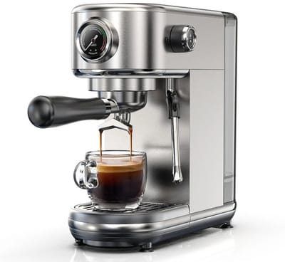 Norvia - Automatische espressomachine - Koffiemachine - 20 bar - Temperatuurregeling - 51 mm portafilter - Nauwkeurige smaak