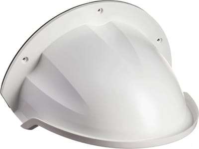 Beschermdak voor Bewakingscamera - Compatibel met Variabele Modellen - Wit - 264,7 x 152 mm