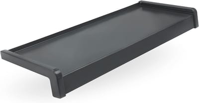 Raambank Staal - Vensterbank Buiten - Decoratie Plaatsen - Weerbestendig Gepoedercoat - 120x15 cm - Antraciet
