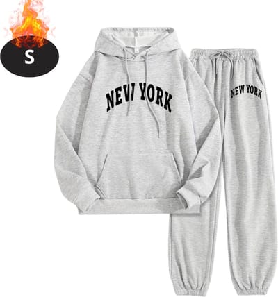 Nivard Joggingpak - Huispak - Volwassenen - Trainingspak - Comfortabel - Joggingsbroek - Tracksuit - Dames - Winter - Grijs - S