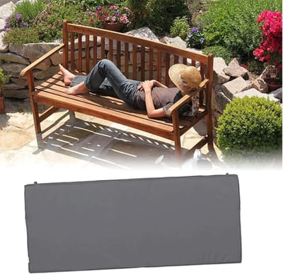 Zitkussen Tuinbank - Bankkussen Buiten - Ontspannen Buiten - Waterafstotend Polyester - 150x40x5cm - Grijs