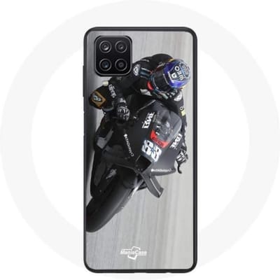 Coque - maniacase - Galaxy A12 - Noir - Souple - Moto GP noir