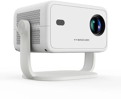 Sello! beamer – smart projector – 1080P Full HD – 650 ANSI helderheid - 360° draaibaar – auto focus – bleutooth – android 14 – wit