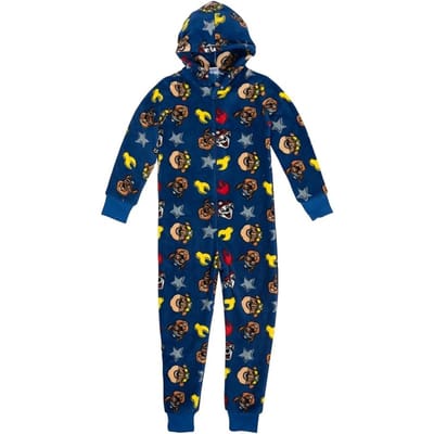 Paw Patrol Coral-Fleece Onesie - Blauw